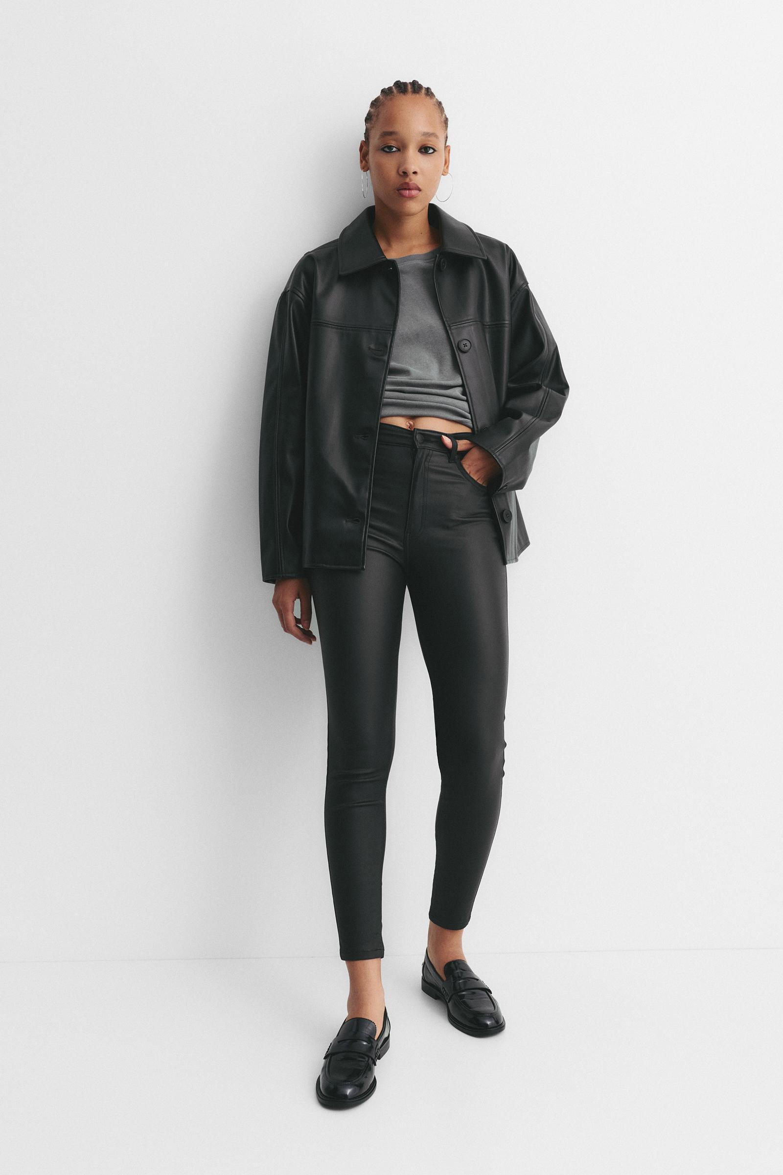 Coated skinny jeans Product Image