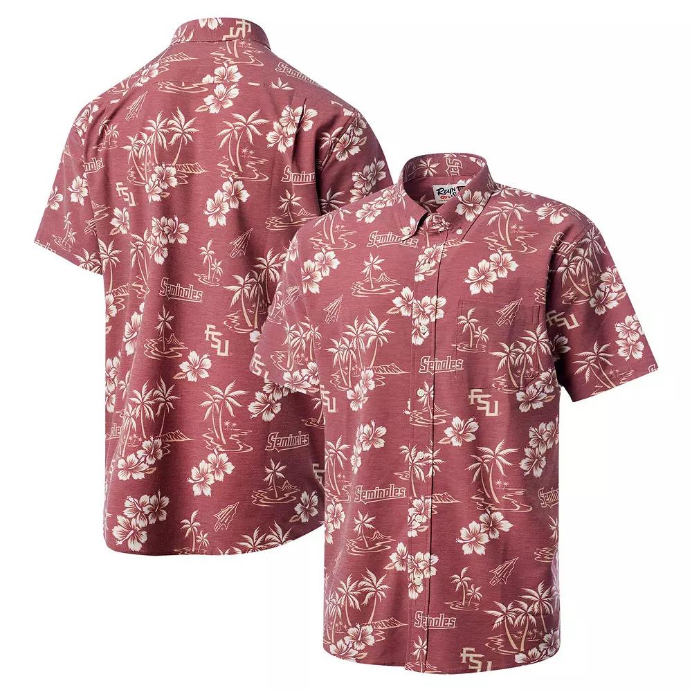 Men's Reyn Spooner Garnet Florida State Seminoles Classic Button-Up Shirt,  Product Image