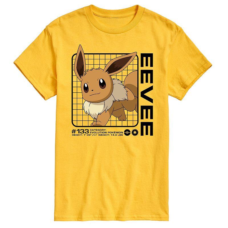 Men's Pokemon Eevee Stats Graphic Tee,  Product Image