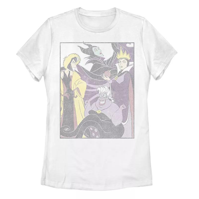 Disney Villains Bad Ladies Portrait Group Juniors' Graphic Tee, Girl's,  Product Image