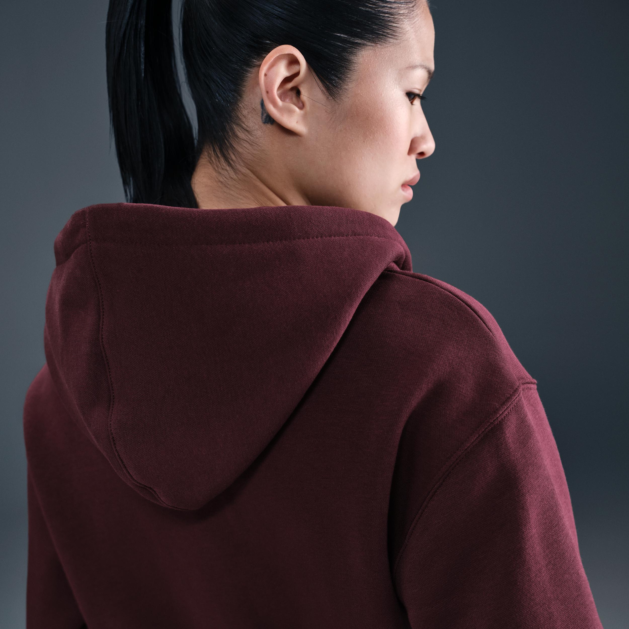 Women's Nike Sportswear Phoenix Fleece Loose Full-Zip Cropped Hoodie Product Image