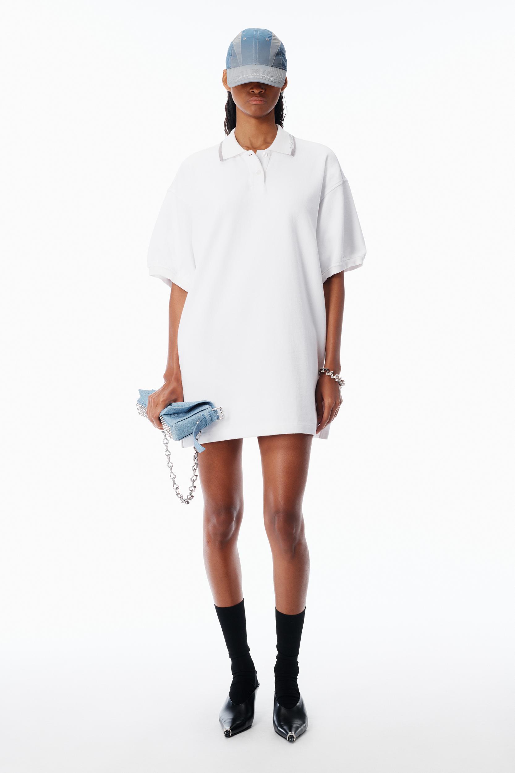 Relaxed Polo Cotton Minidress Product Image