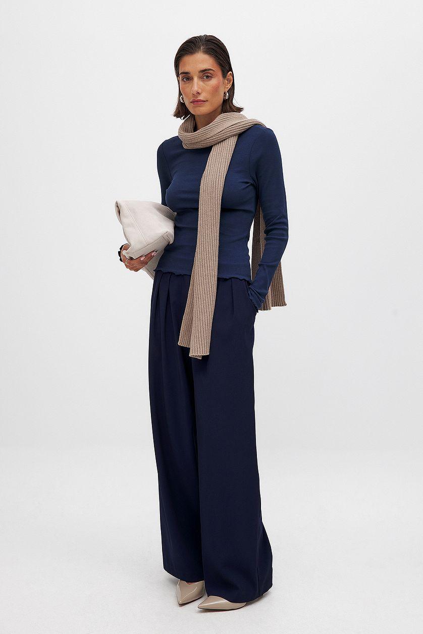 Babylock Ribbed Long Sleeve Top Product Image