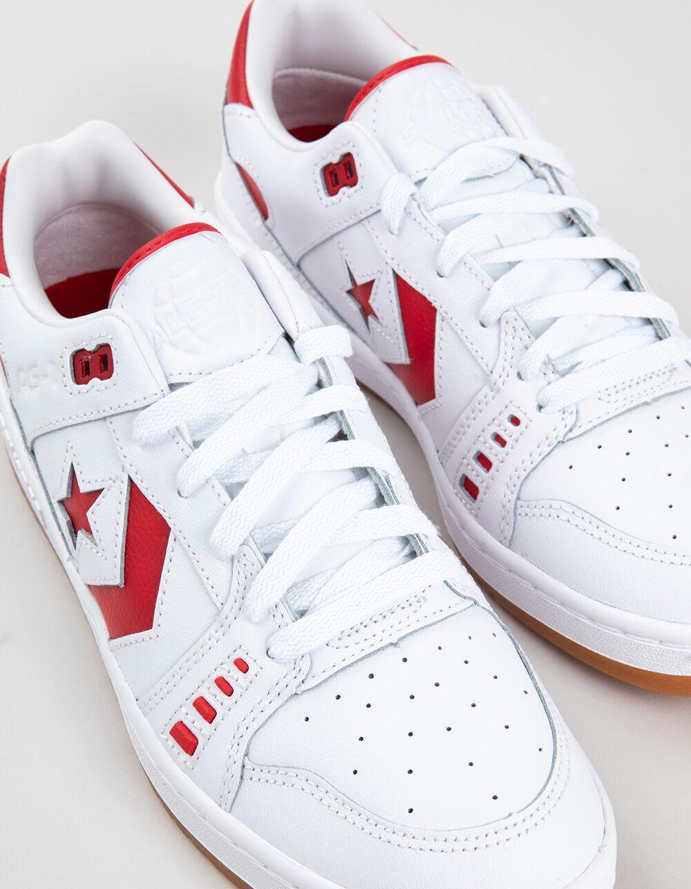 CONVERSE AS-1 Pro Leather Low Top Shoes - WHT/RED Product Image