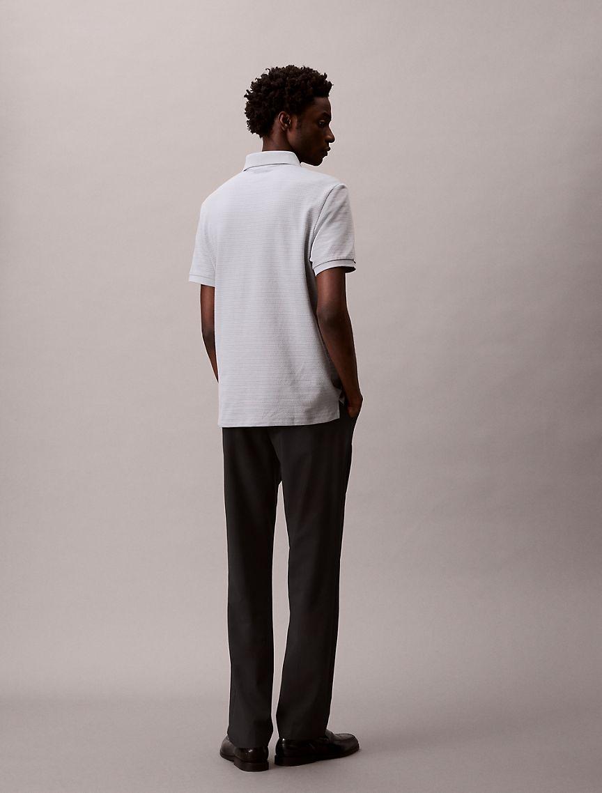 Waffle Knit Classic Polo Shirt  Product Image