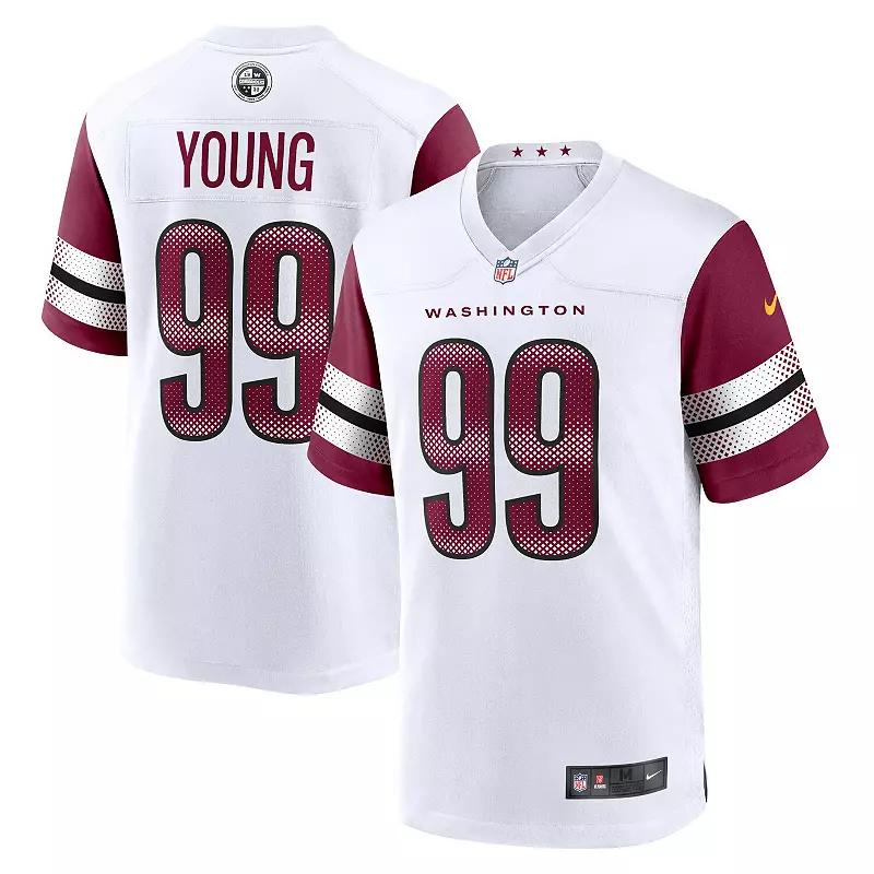 Mens Nike Chase Young White Washington Commanders Game Jersey Product Image