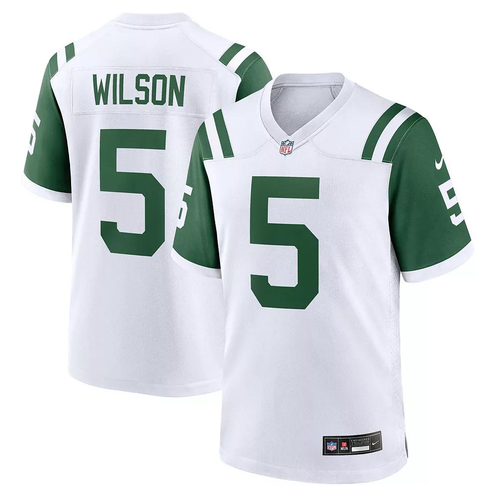 Garrett Wilson New York Jets Nike Mens NFL Game Football Jersey | 67NM0AAK72F-GTF Product Image