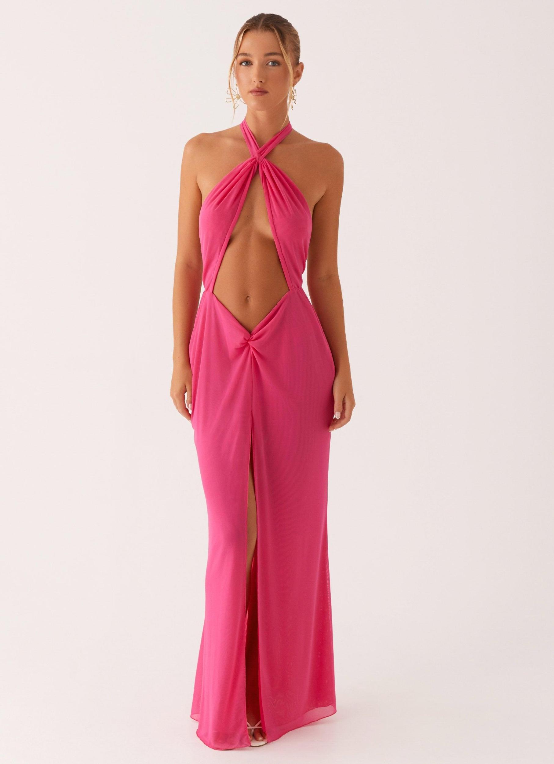 Centre Stage Maxi Dress - Pink Product Image