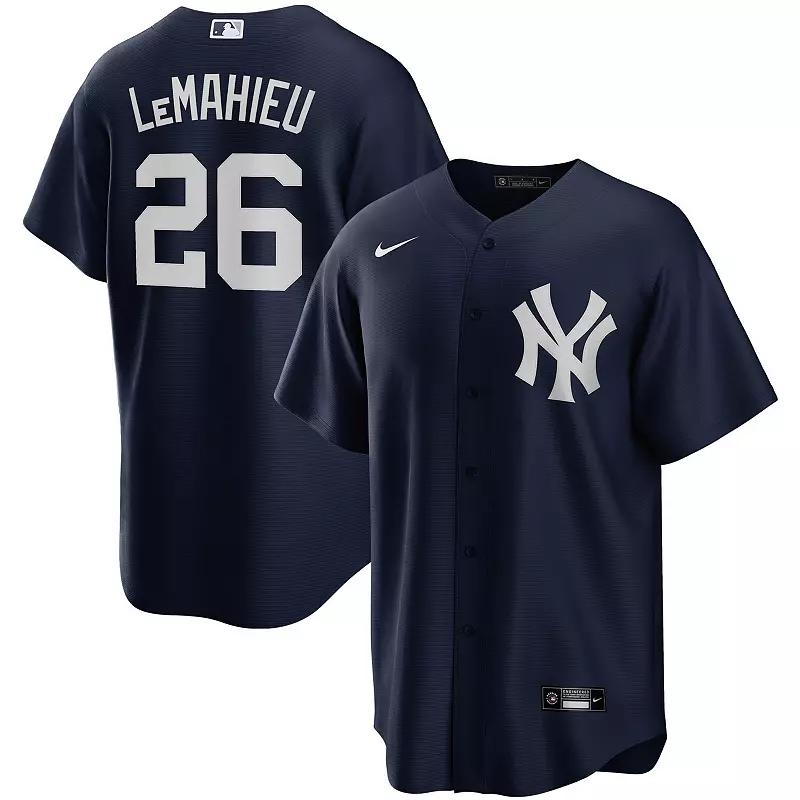 Men's Nike DJ LeMahieu Navy New York Yankees Alternate Replica Player Jersey,  Product Image