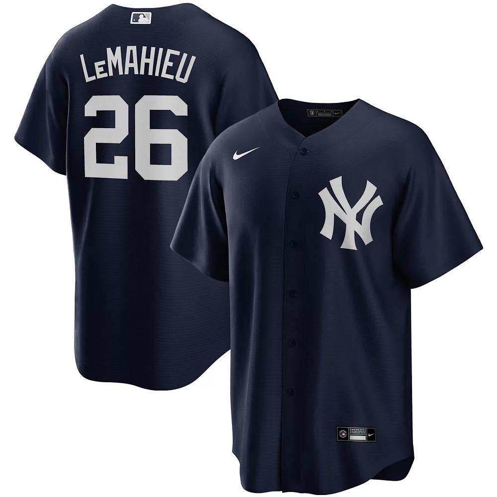 Men's Nike DJ LeMahieu Navy New York Yankees Alternate Replica Player Jersey,  Product Image
