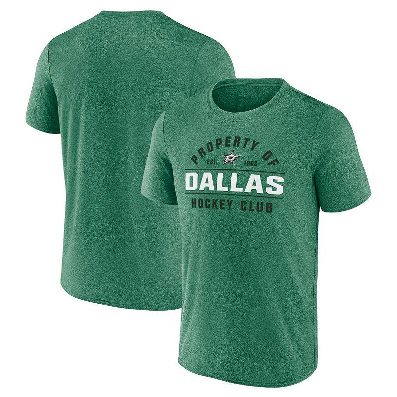 Men's Fanatics Heather Kelly Green Dallas Stars Property Of T-Shirt,  Product Image