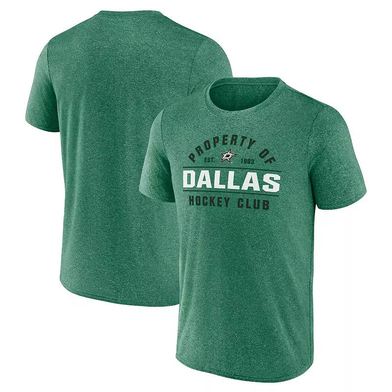 Men's Fanatics Heather Kelly Green Dallas Stars Property Of T-Shirt,  Product Image