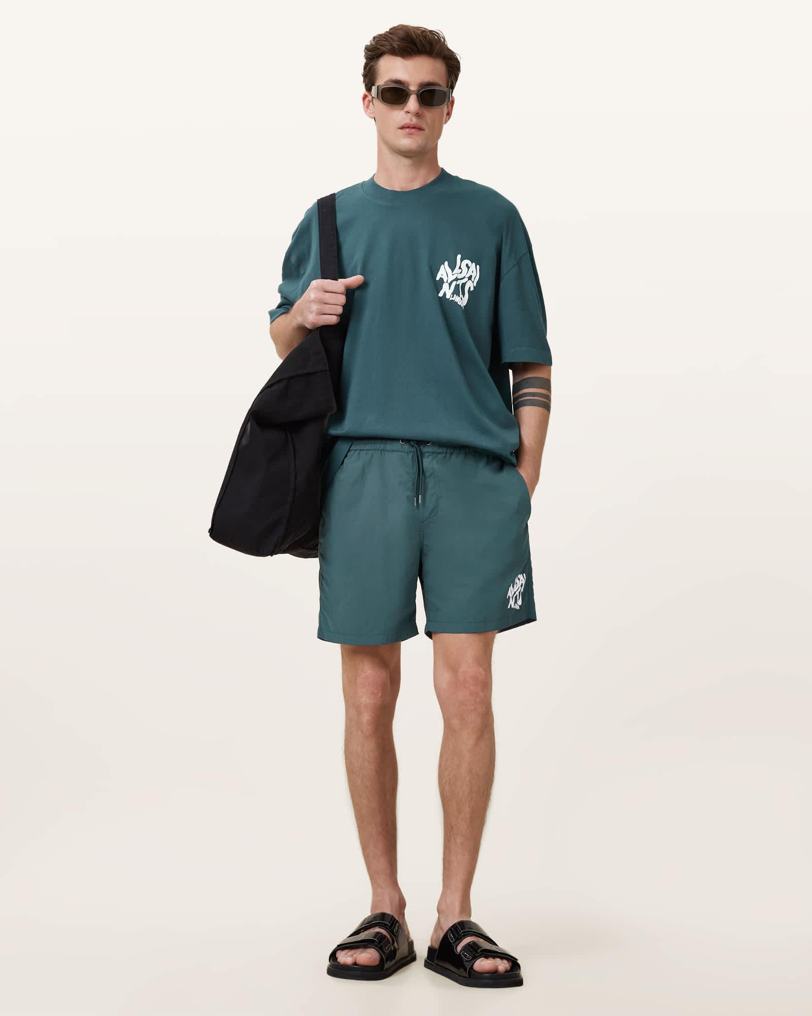 Orlando Slim Fit Printed Swim Shorts Product Image