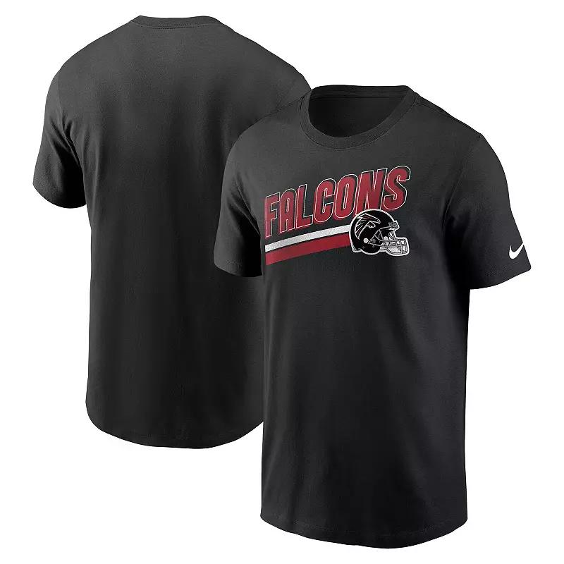 Men's Nike Black Atlanta Falcons Essential Blitz Lockup T-Shirt,  Product Image