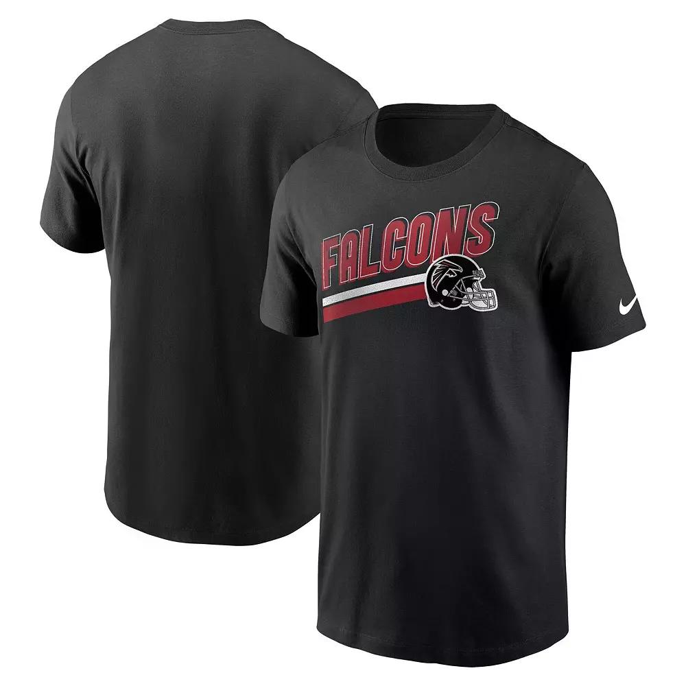 Men's Nike Black Atlanta Falcons Essential Blitz Lockup T-Shirt,  Product Image