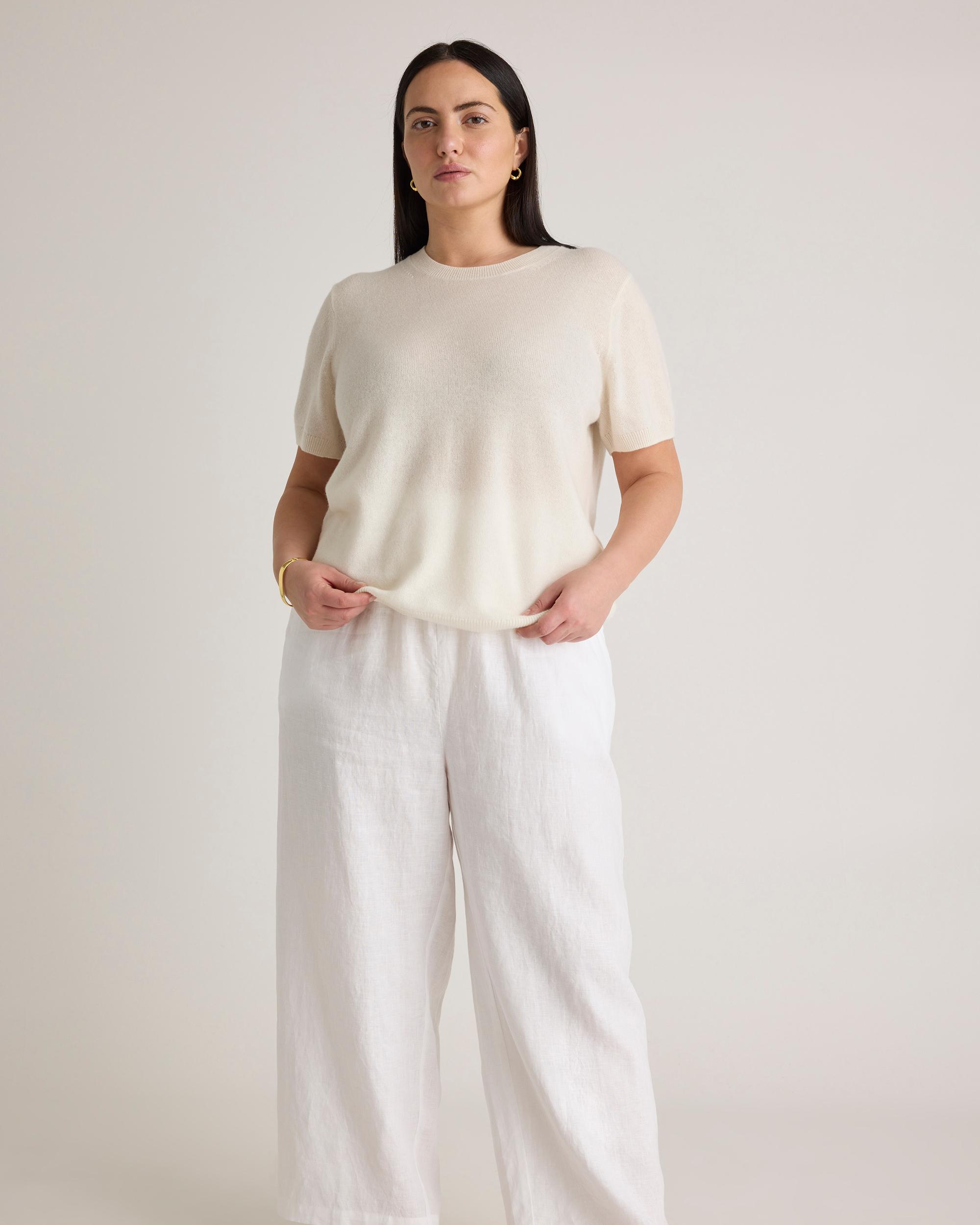 Quince | Women's Mongolian Cashmere T-Shirt Product Image