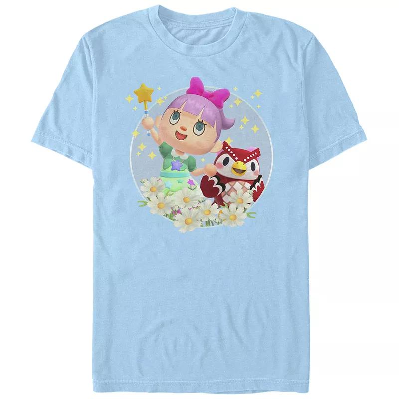 Men's Animal Crossing New Horizons Villager & Celeste Portrait Tee,  Product Image