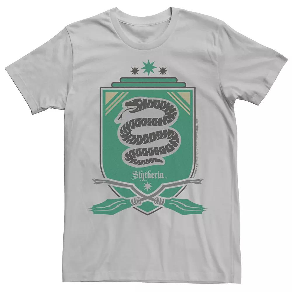 Men's Harry Potter Slytherin House Crest Chest Logo Tee,  Product Image