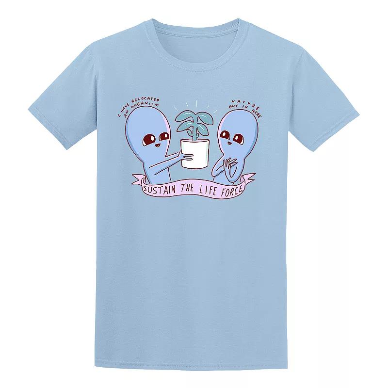 Men's COLAB89 by Threadless Strange Planet Tee, Size: Small, Light Blue Product Image