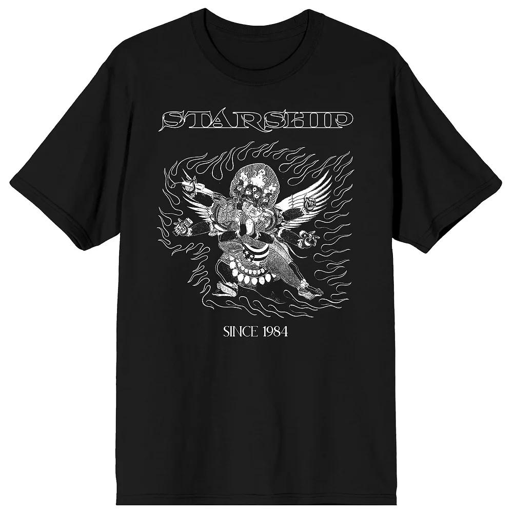 Men's Starship Greatest Hits Cover Short Sleeve Graphic Tee,  Product Image