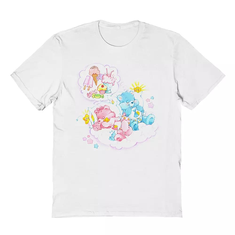 Men's Care Bear T-Shirt, Size: Small, White Product Image