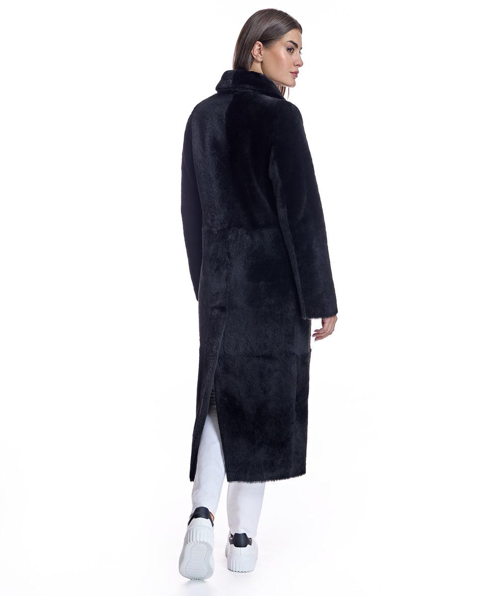 Maxi Reversible Shearling Coat Product Image