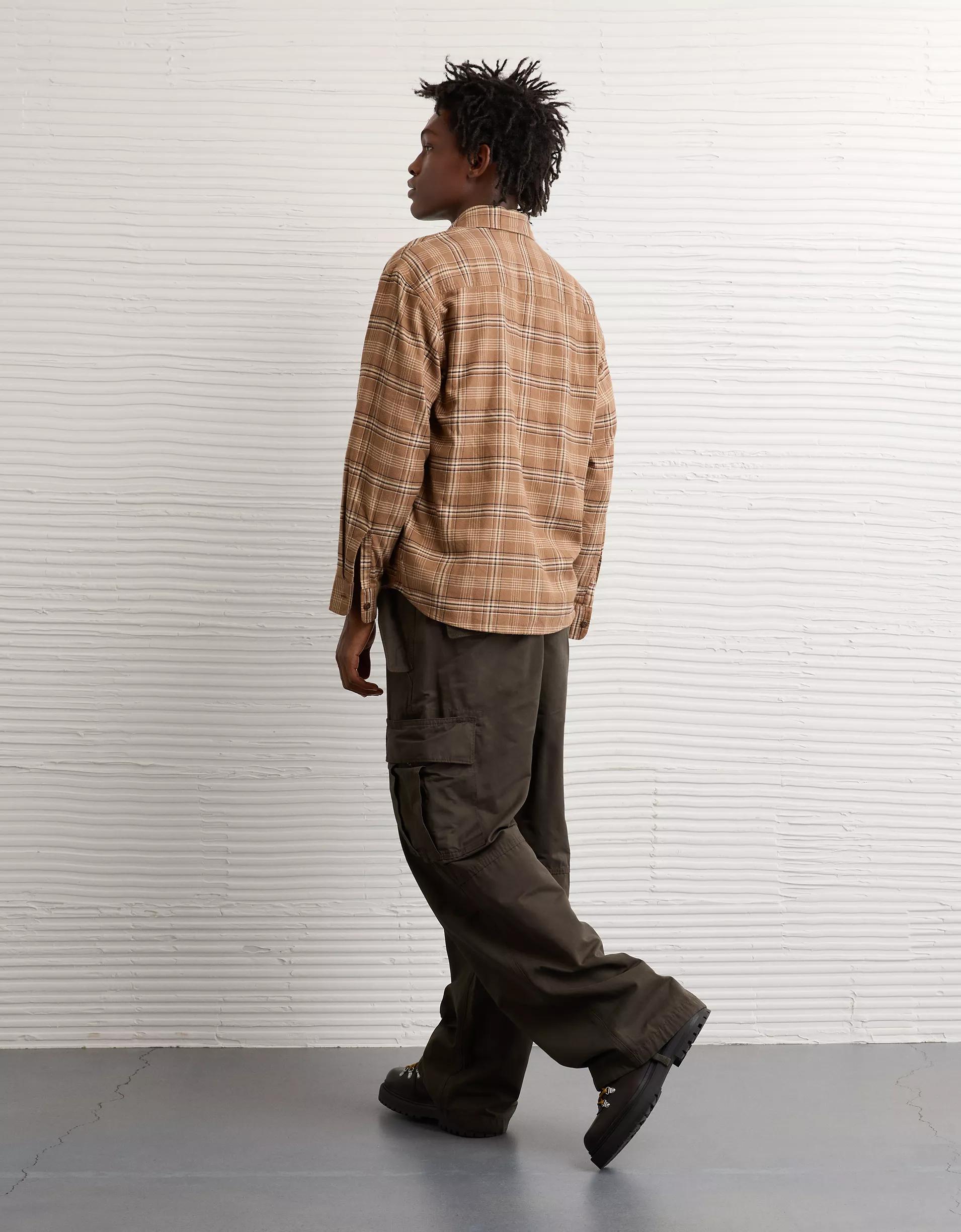 AE Relaxed Fit Everyday Flannel Shirt Product Image