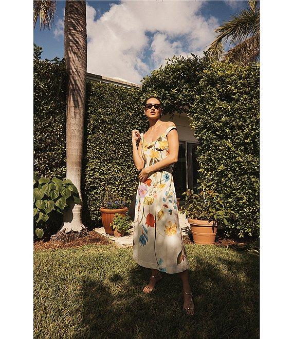 Mestiza New York Sugarcane Slip Floral Midi Dress Product Image