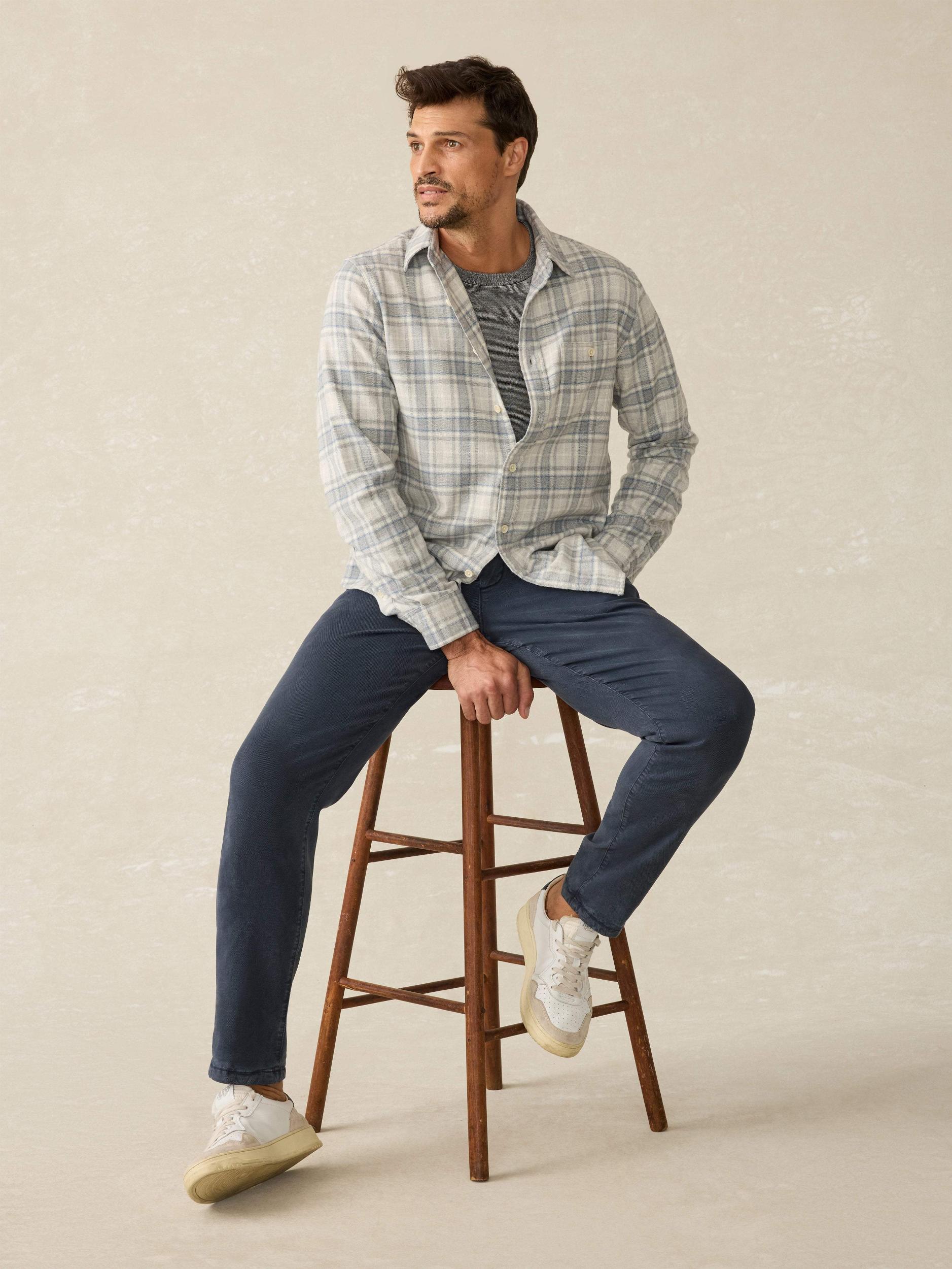 Super Brushed Flannel - Grey Falls Plaid Male Product Image