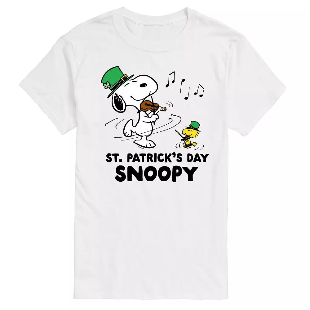 Men's Peanuts St. Patricks Day Snoopy Graphic Tee,  Product Image