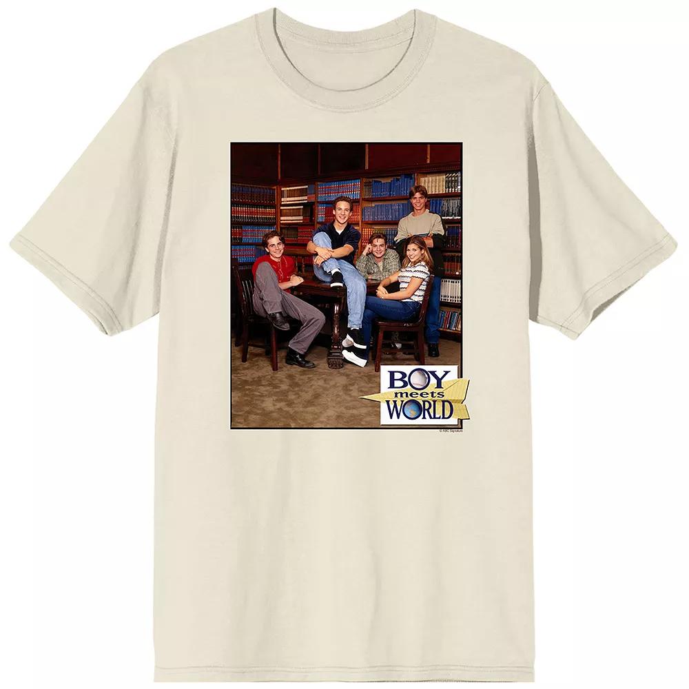 Men's Boy Meets World Cory Graphic Tee, Size: Medium 30, Off White Product Image