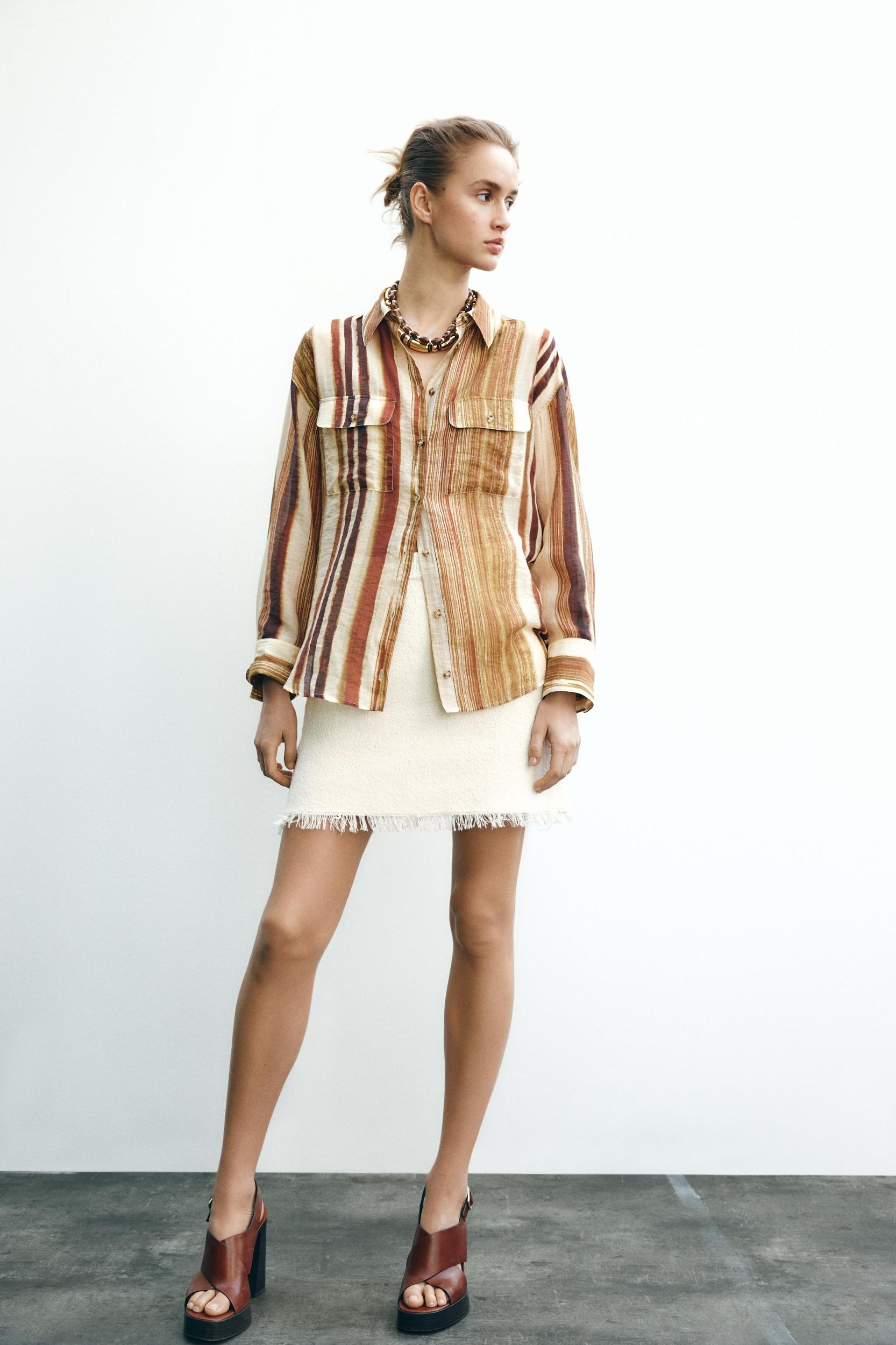 OVERSIZED STRIPED SHIRT Product Image