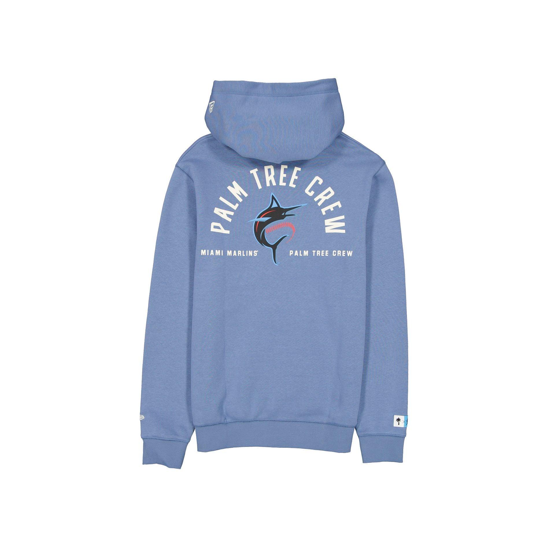 Palm Tree Crew x Miami Marlins Blue Hoodie Male Product Image