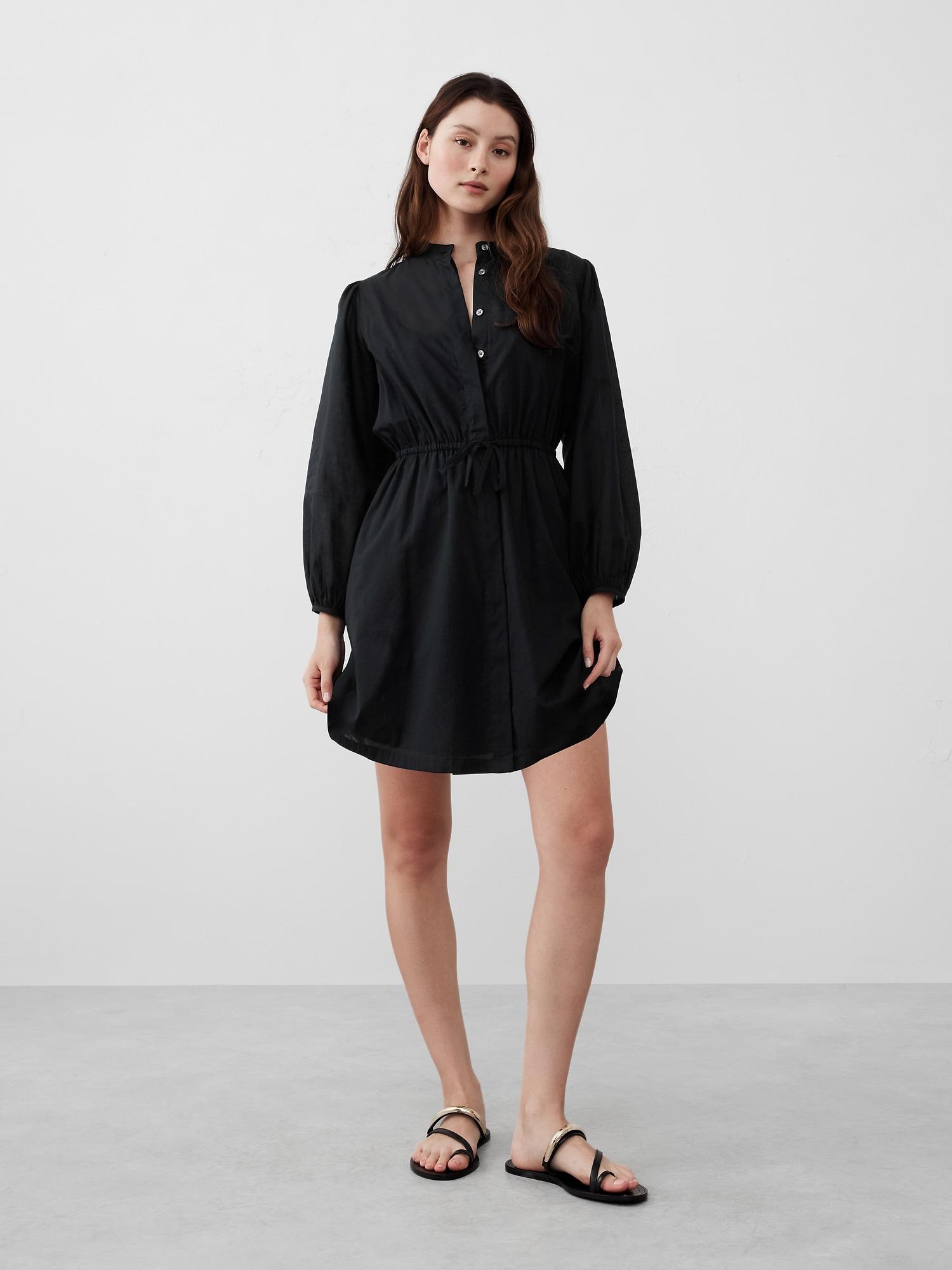 Voile Mini Shirtdress Product Image