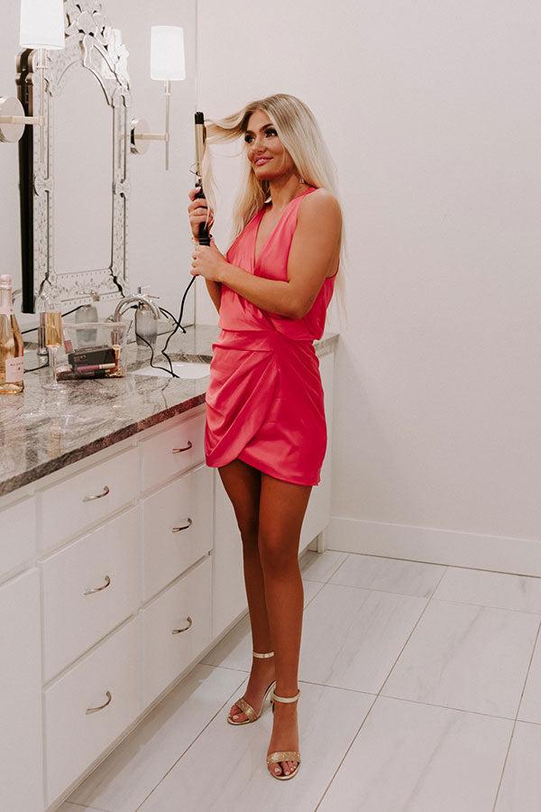 Shimmer In Your Eyes Dress In Pink Product Image