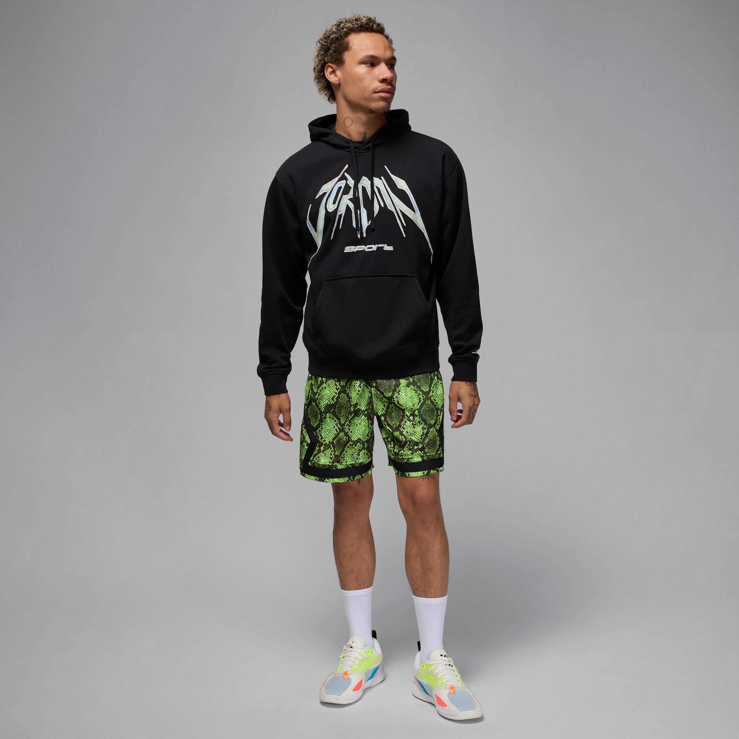 Mens Jordan Sport Dri-FIT Mesh Diamond Shorts | HF9907-133 Product Image