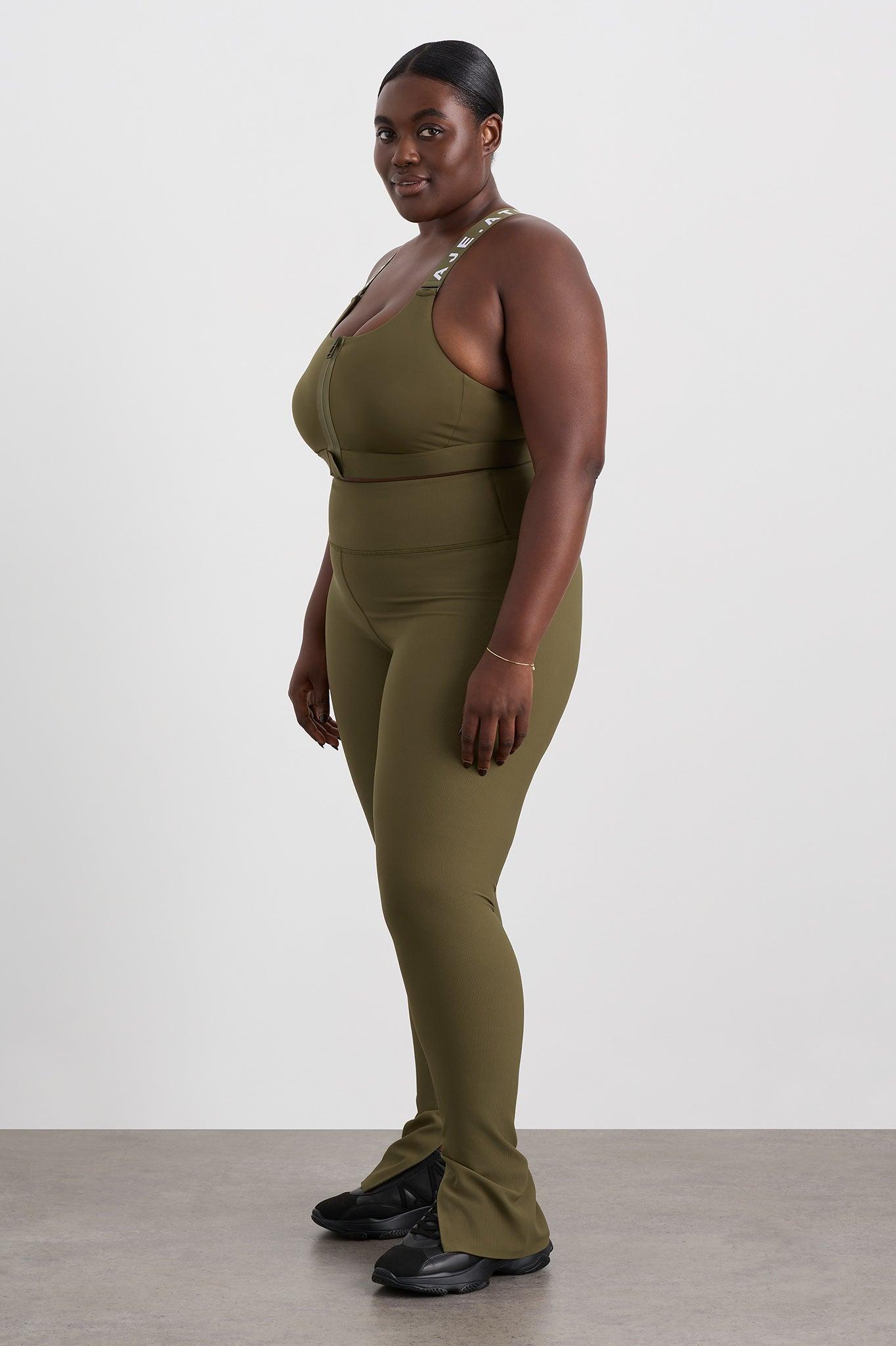 Zip Hem Full Length Legging 205 Product Image