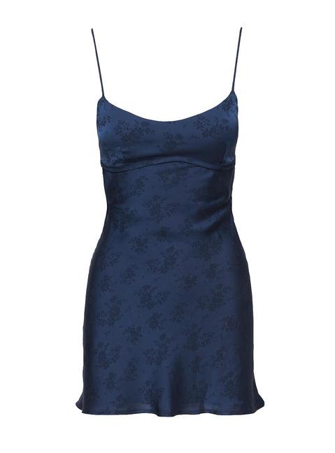 Clemence Mini Dress Navy Product Image