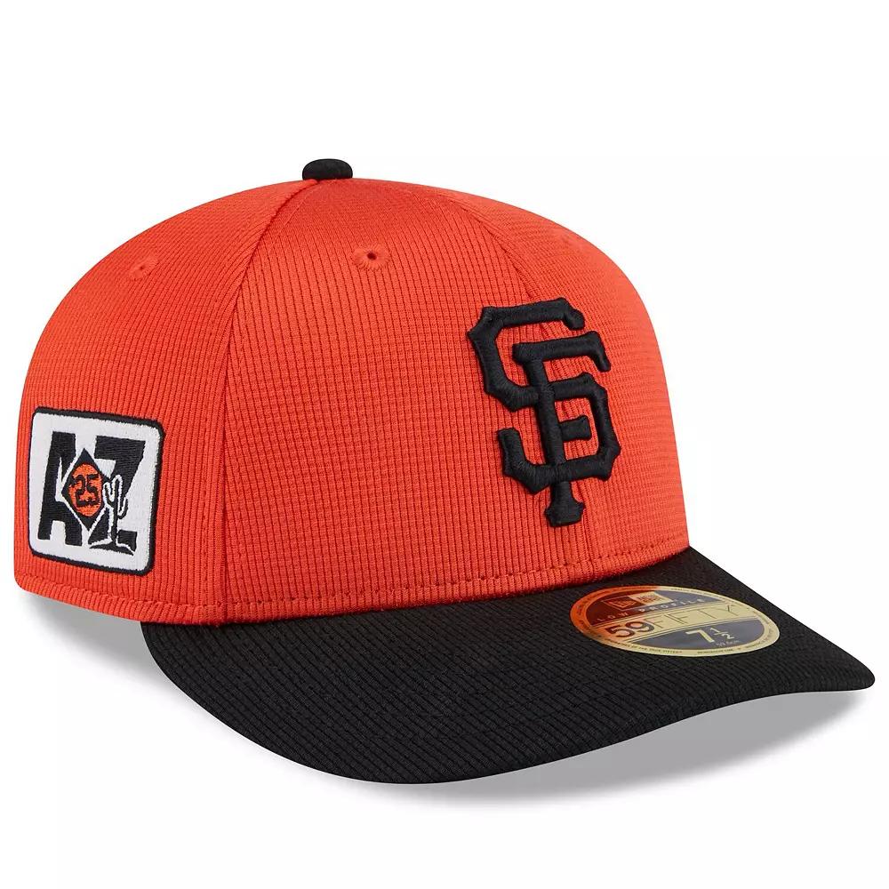 Men's New Era Orange/Black San Francisco Giants 2025 Spring Training Low Profile 59FIFTY Fitted Hat,  Product Image