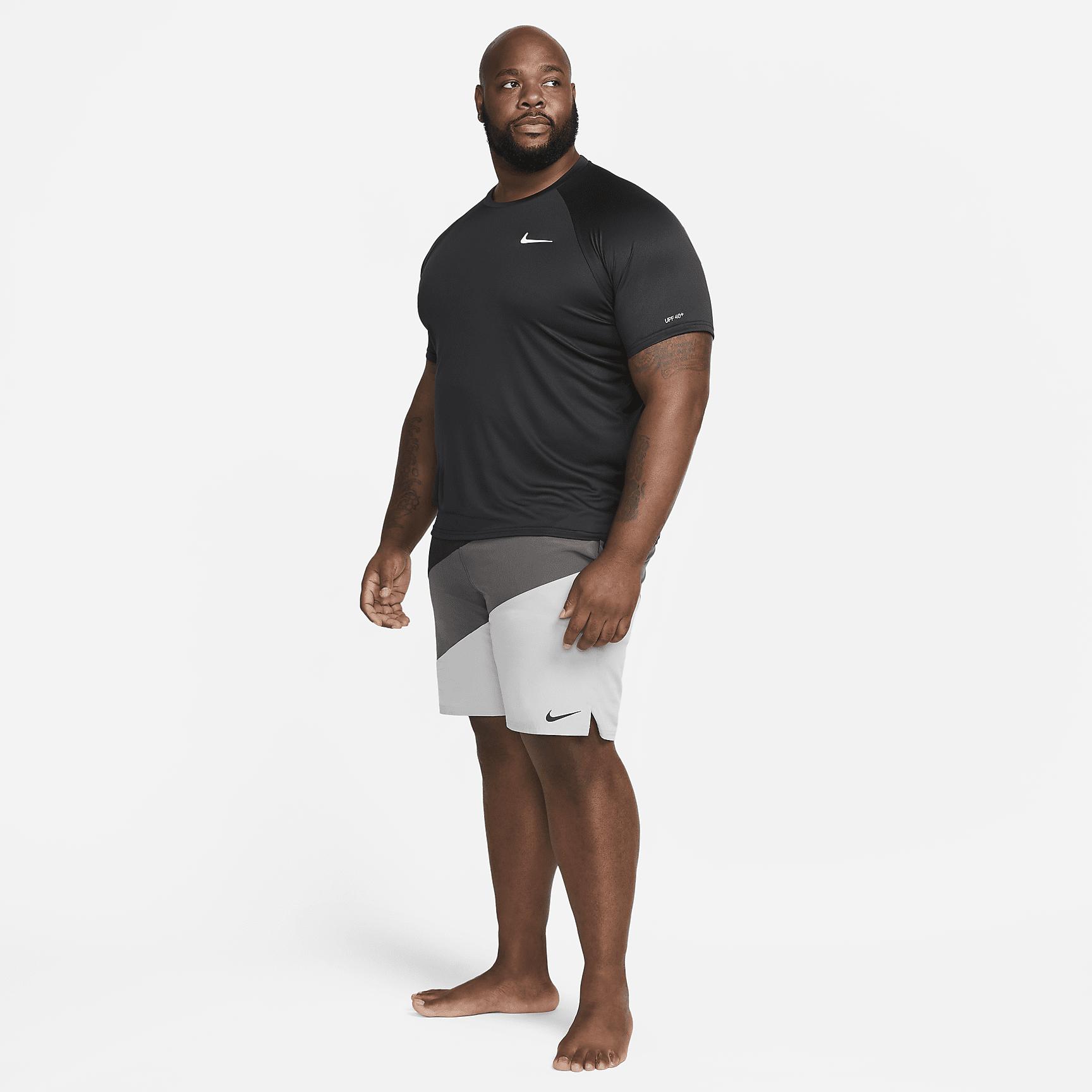Nike Mens Essential Dri-FIT Short-Sleeve Swim Hydroguard (Extended Size) | NESSA700-001 Product Image