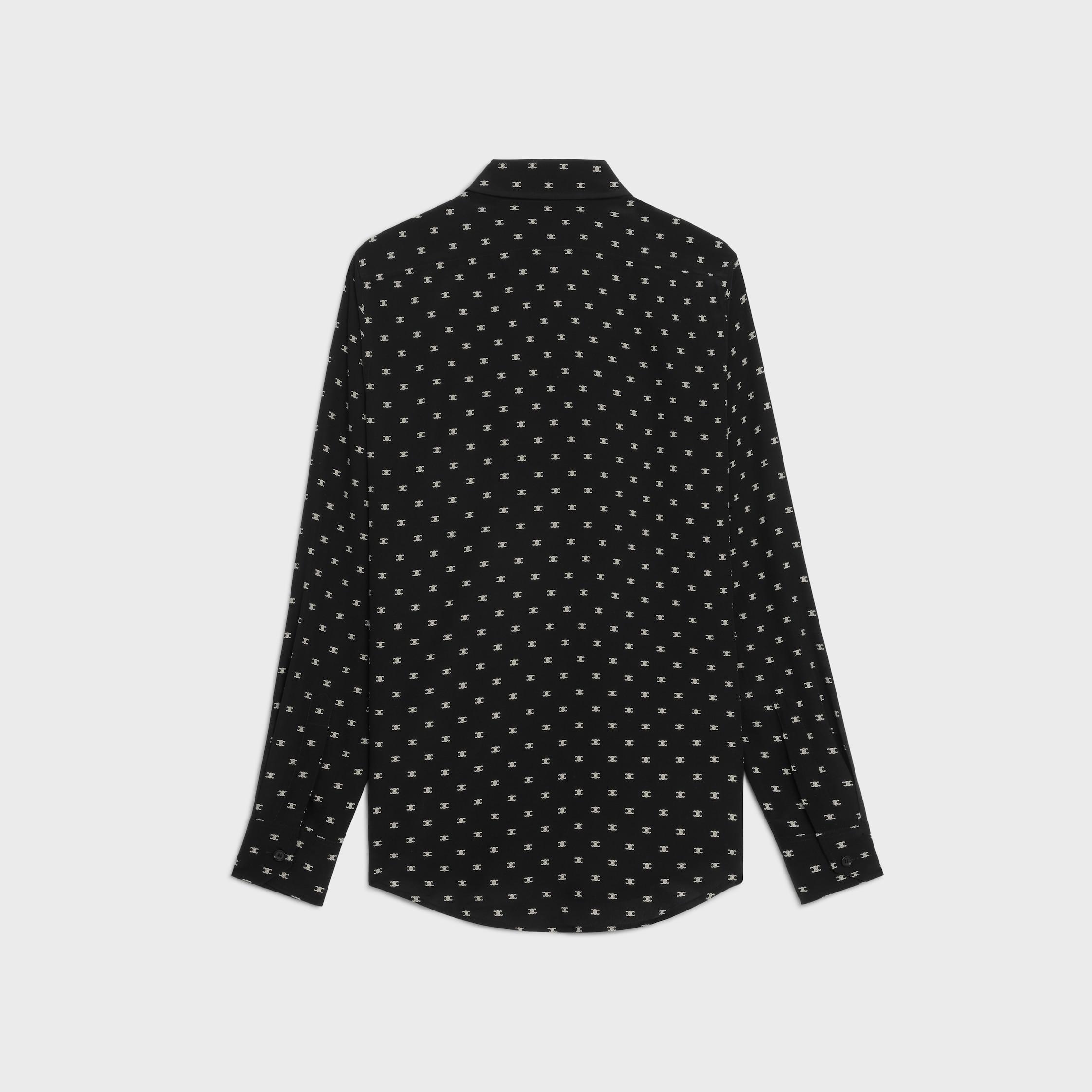loose shirt in printed viscose Product Image