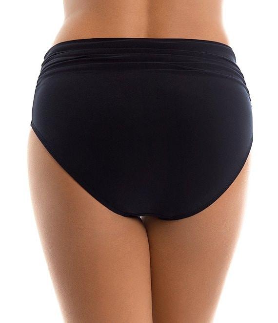 Magicsuit Solid Jersey Brief Shirred Swim Bottom Product Image