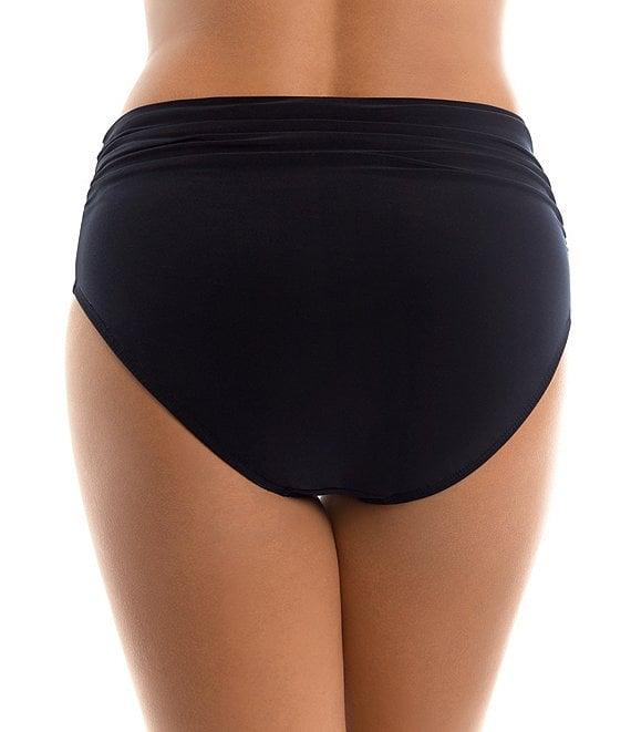 Magicsuit Solid Jersey Brief Shirred Swim Bottom Product Image