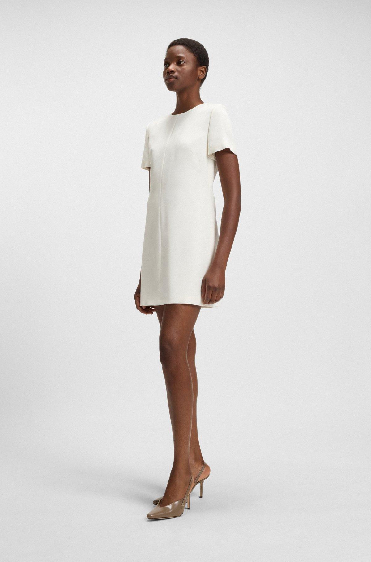 Shift dress in soft crepe Product Image