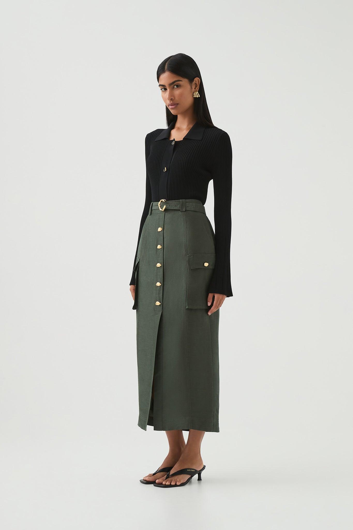 Paloma Utility Midi Skirt Product Image