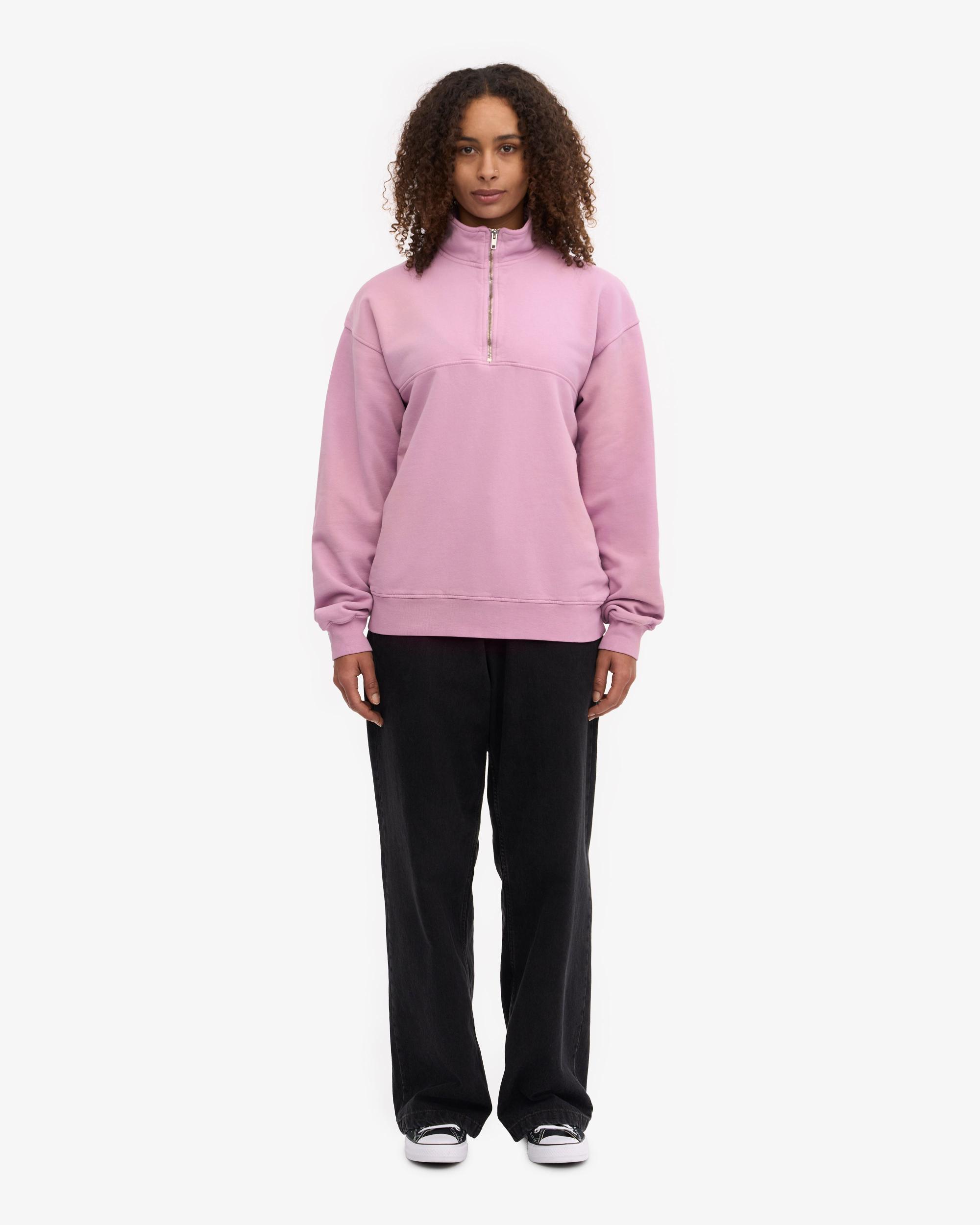 Organic Quarter Zip - Cherry Blossom Product Image