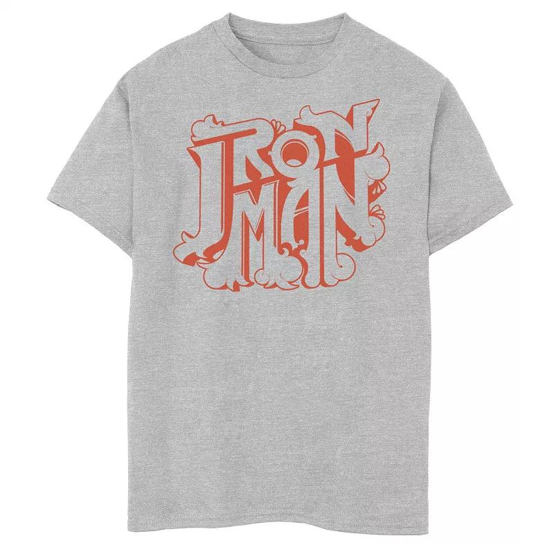 Boys 8-20 Marvel Iron Man Retro Bubble Text Logo Graphic Tee, Boy's,  Product Image