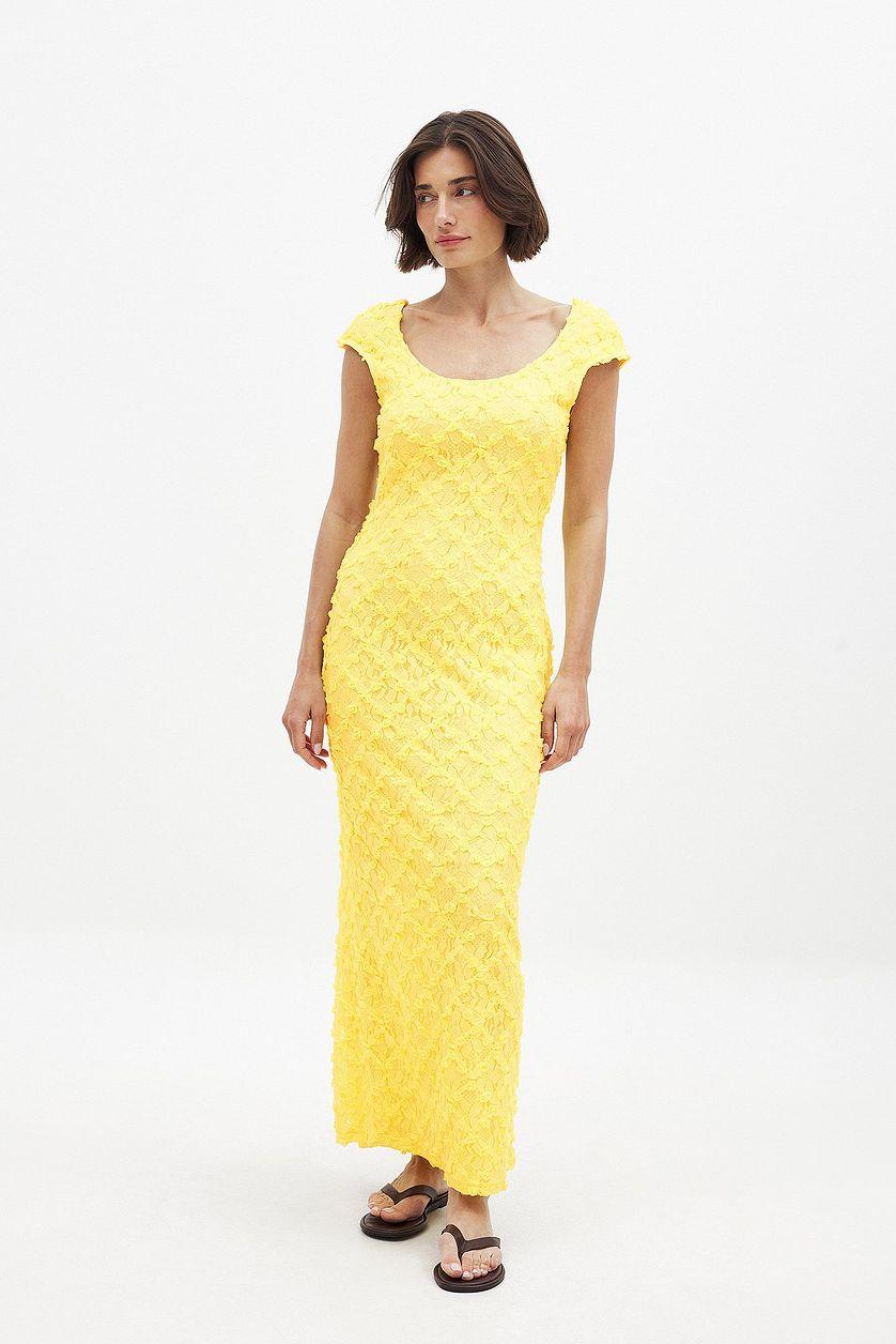 Open Back Lace Maxi Dress Product Image