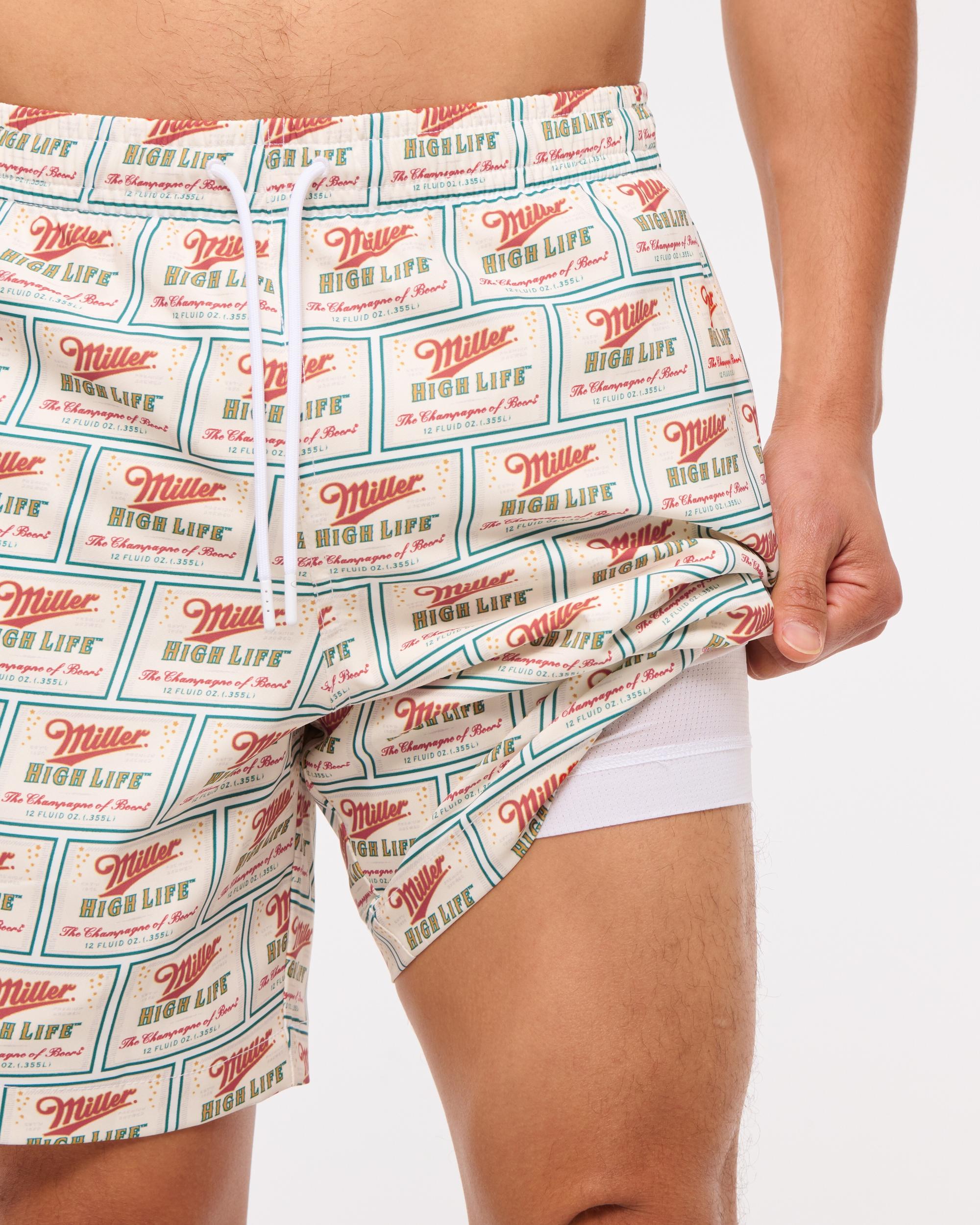 Pull-On Seersucker Swim Trunk Product Image