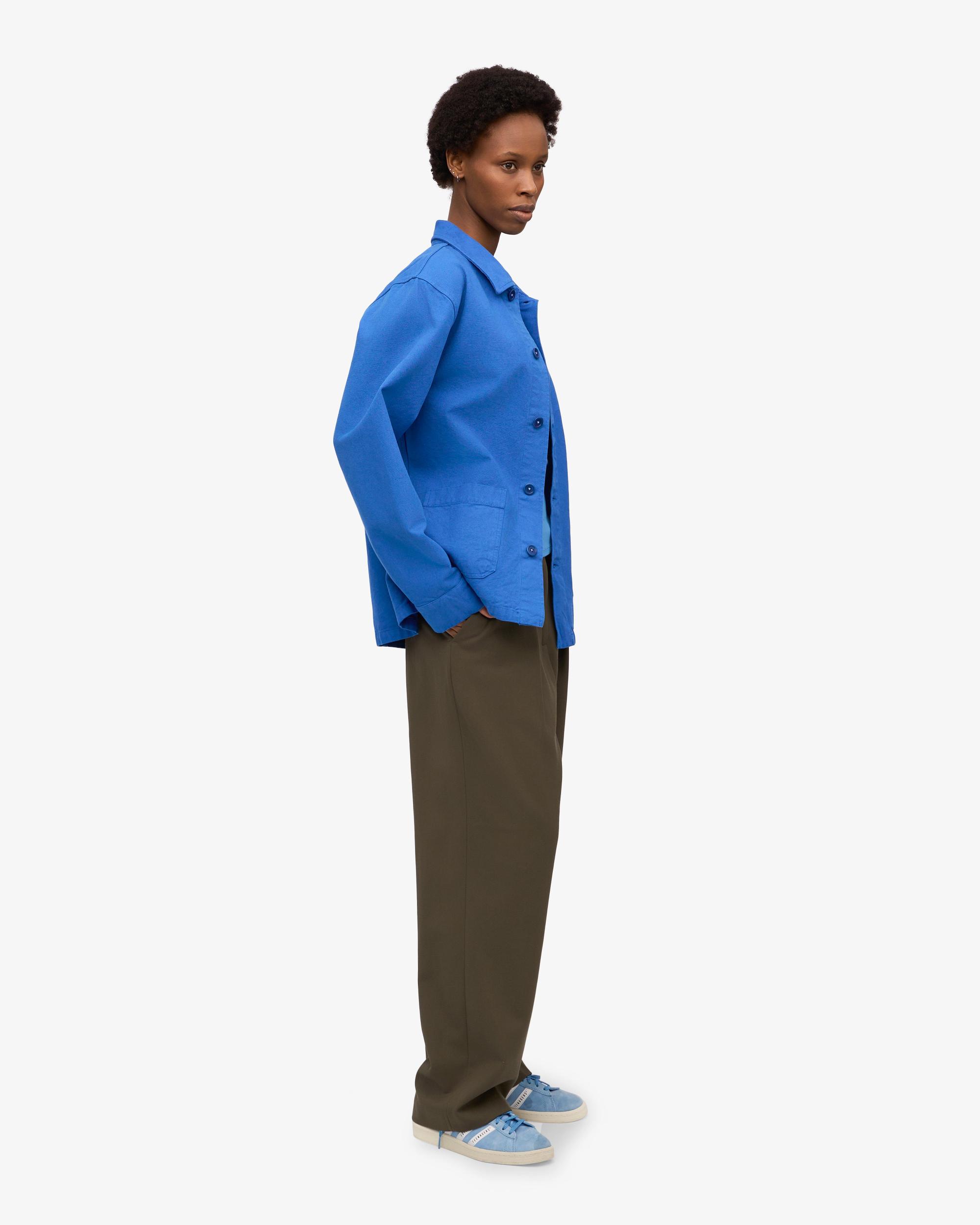 Organic Workwear Jacket - Dusty Olive Product Image